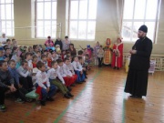 Священнослужитель провёл беседу с учащимися станционной школы
