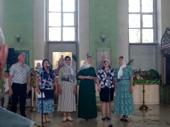 20 июня в православном храме села Большая Уча состоялось Богослужение в честь Престольного праздника Святой Троицы.