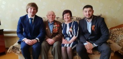 Поздравление ветеранов Великой Отечественной войны с Днем Победы